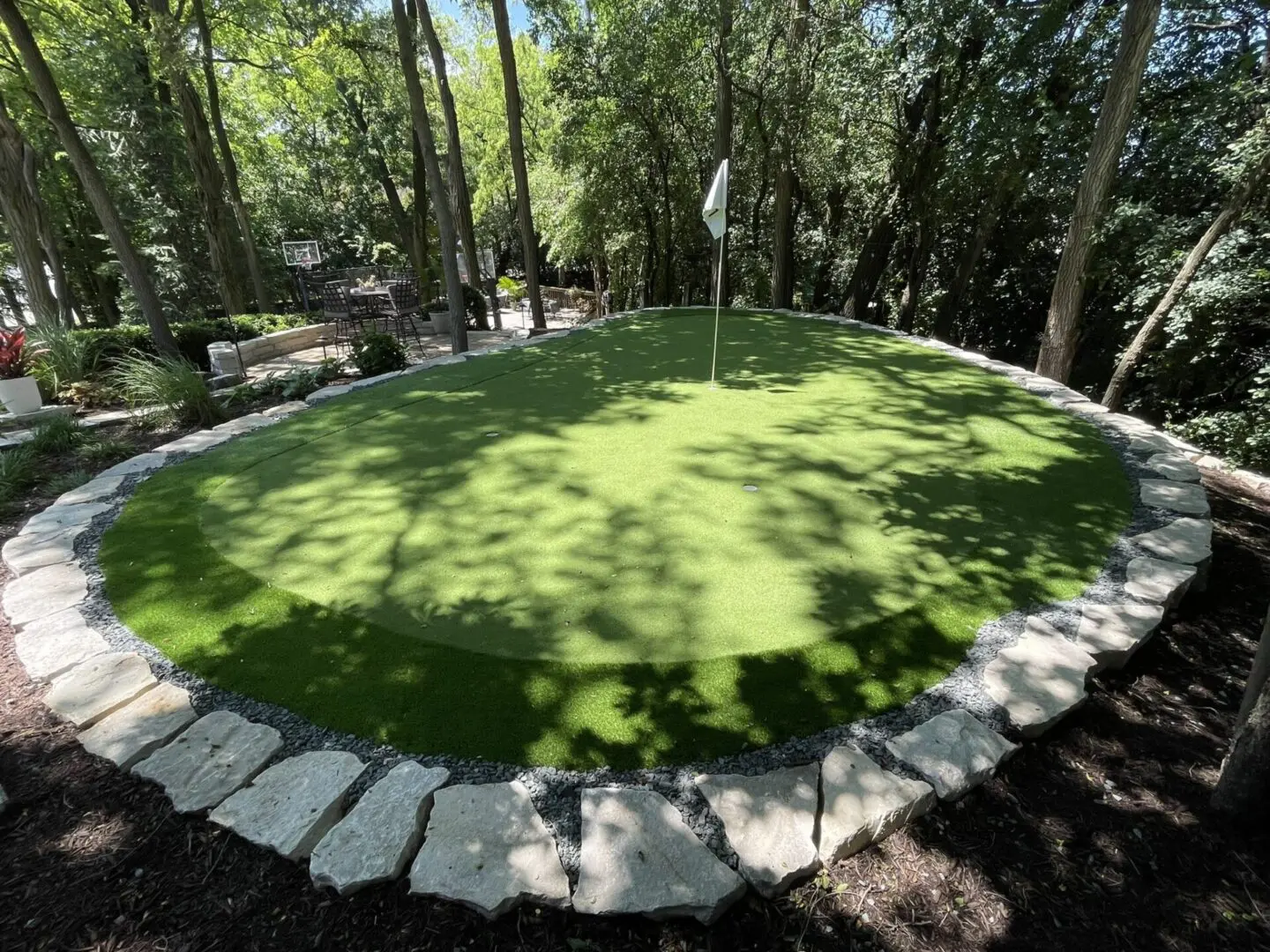 Luxury backyard in Downers Grove, IL