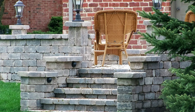Chair on the Spacious Outdoor Patio